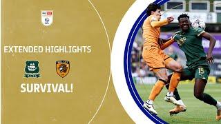 SURVIVAL! | Plymouth Argyle v Hull City extended highlights