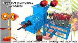 Mini homeused palm oil press machine, palm oil extraction machine used to make red palm oil