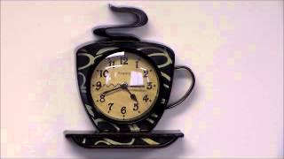 Westclox 32038 Coffee Mug Kitchen Wall Clock