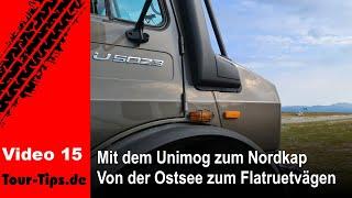 Nr. 15 - Flatruetvägen höchster Pass Schwedens - Kajakfahren, Wandern - Unimog-Roadtrip zum Nordkap