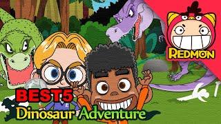 Exploring dinosaurs BEST 5 | Tyrannosaurus | dinisaur stories | REDMON