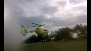 Landing the Essex Air Ambulance