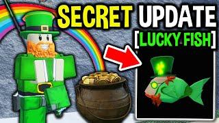 New SECRET LUCKY LEPRECHAUN FISH UPDATE in Roblox Fisch..