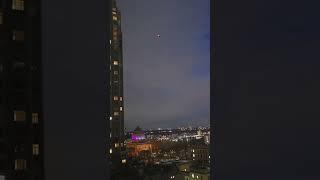 UFO sighting over Hudson River - New York City - USA - 24 December 2024