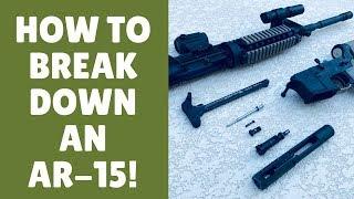 How To Break Down An AR 15 (5 EASY Steps To Field Strip Your Rifle!)