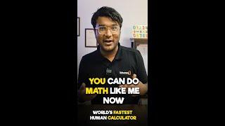 #shorts How do I calculate this fast? | Fastest Human Calculator