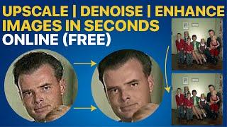 Upscale, Remove Noise & Enhance your images in seconds Online for Free | be Ryzel