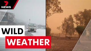 Victoria's weather is packing a punch with destructive winds, wild dust storms and even snow | 7NEWS