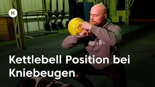 Kettlebell-Position bei Kettlebell Squats