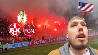 AMERICAN EXPERIENCES CRAZY DFB-POKAL CUP ATMOSPHERE | 1.FC KAISERSLAUTERN VS 1.FC NÜRNBERG