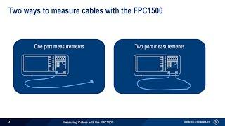 Measuring Cables with the FPC