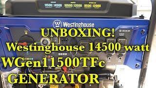 Unboxing the Westinghouse 14500 watt WGen11500TFc Generator. What’s included? What else you need!