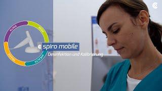 Reinigung und Kalibrierung des spiro mobile von custo med