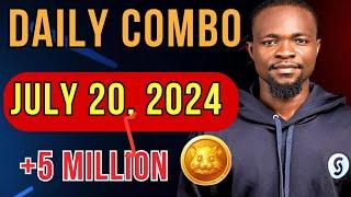 July 20 Hamster Kombat Daily Combo Today || Claim 5M Coins to Hamster Kombat Wallet