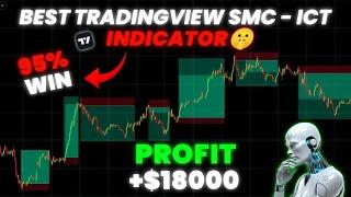Best Tradingview Indicator  | Advance SMC ICT indicator V4 | 95% Accuracy