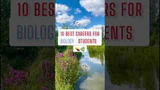 10 best CAREERS for Biology students 🩺 #studentpage #ytshorts #ytshortsvideo #viral #shortsfeed #yt