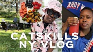 CATSKILLS NY Trip| Juicing + Grilling VLOG