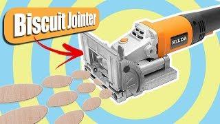 احدث ادوات النجارة - شرح مميزات وامكانيات بسكويت جوينتر  Biscuit Jointer
