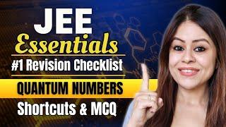 JEE Essentials: Quantum Numbers | Concept, Questions, Practice | Revision Checklist #jee2025