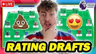 LIVE DRAFT RATINGS | PLUS Q&A | Fantasy Premier League 2024/25