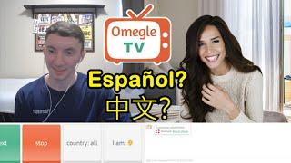 American Makes Friends on Omegle by Speaking Different Languages!