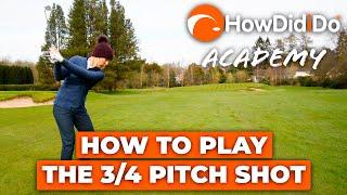 Hit pitch shots CLOSER with the right 3/4 swing | HowDidiDo Academy