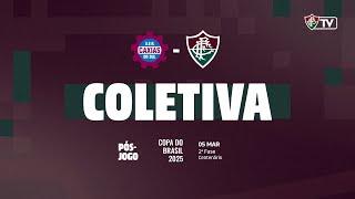 COLETIVA GERMÁN CANO | CAXIAS 1 X 2 FLUMINENSE | COPA DO BRASIL 2025 | SEGUNDA FASE