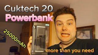 Cuktech 20 - The only powerbank you need - Ultimate 25,000 mAh powerbank