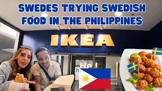 Trying Swedish Food in the Philippines!  First Impressions and reactions at IKEA! 