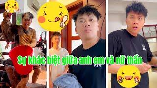 [TỔNG HỢP]Sự khác biệt giữa anh em và nữ thần| cười bể bụng mới nhất tập 14(Thú Vị Nhỉ)