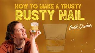 A blast from the past! How to make an EASY RUSTY NAIL cocktail