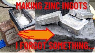 Melting Zinc - Zinc Ingots - Devil Forge - Metal Melting