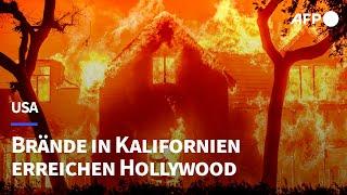 Brände in Kalifornien erreichen Hollywood | AFP