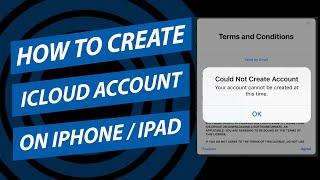 How to create new apple id, iCloud Account on old iPhone, iPad | Could not create account on iOS 10