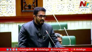 Mohammed Majid Hussain Speech in Telangana Assembly l NTV