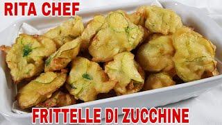 FRITTELLE DI ZUCCHINERITA CHEF | Senza uova.