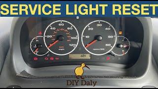 Ducato, Boxer & Relay Service light Reset