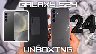 Onyx Black Samsung Galaxy S24 Unboxing & First Impressions