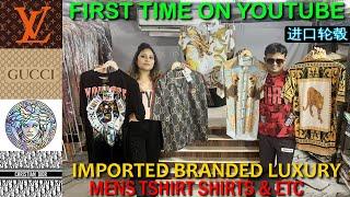 Imported Mens Wear Tshirt Shirts Brand Like - Gucci Dior LV Versace  | WHOLESALE & RETAIL Warehouse