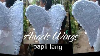 How to make an  Angels Wings out of paper