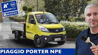 Piaggio Porter NPE der Elektro Kleinlaster mit 150 kW Leistung und 255 Kilometer Reichweite?