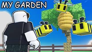 growing EVERYTHING in BEE UPDATE in Roblox grow a garden...