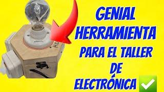 ️GENIAL HERRAMIENTA para el TALLER de ELECTRÓNICA 100 % BUENA.