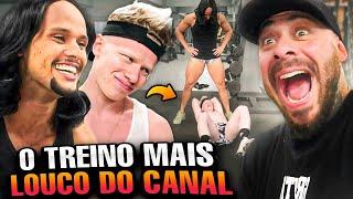 Você faria esse treino na sua academia? - Leo Stronda feat. Albinno e Calebe Dias