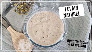 Levain naturel recette pas à pas pour faire son levain liquide pomme miel à la maison