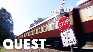 Trainee Train Driver's First Time In The Drivers Cabin | Railroad Australia