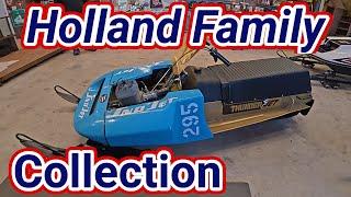 Holland Family Vintage Snowmobile Collection. Vintage Race Sleds and More!