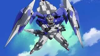 00 Gundam 00 Raiser Battle Scene - Mobile Suit Gundam 00