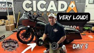 CICADA AUDIO INSTALLED ON A HARLEY DAVIDSON ROAD GLIDE! *CXX65.2*