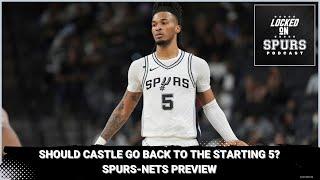 Should Stephon Castle return to the starting unit for the San Antonio Spurs?